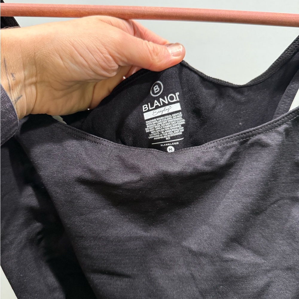 Blanc Noir Charcoal maternity support Top